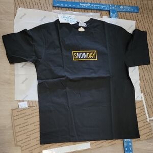 Snow Day Event Exclusive Limited Release Black Short Sleeve Tee High Quailty